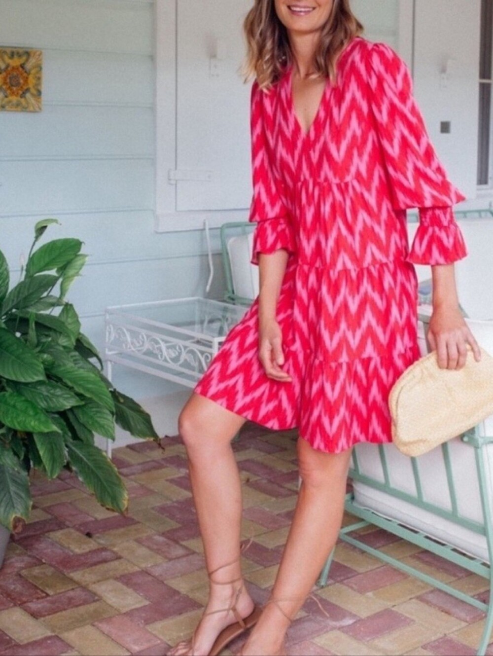 💘 Tuckernuck Pomander Place Hot Pink Ikat Kenzo‎ Dress
